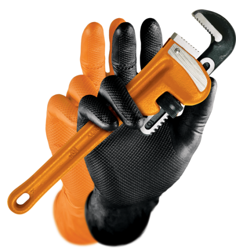 M-Safe Nitrile Grippaz Zwart